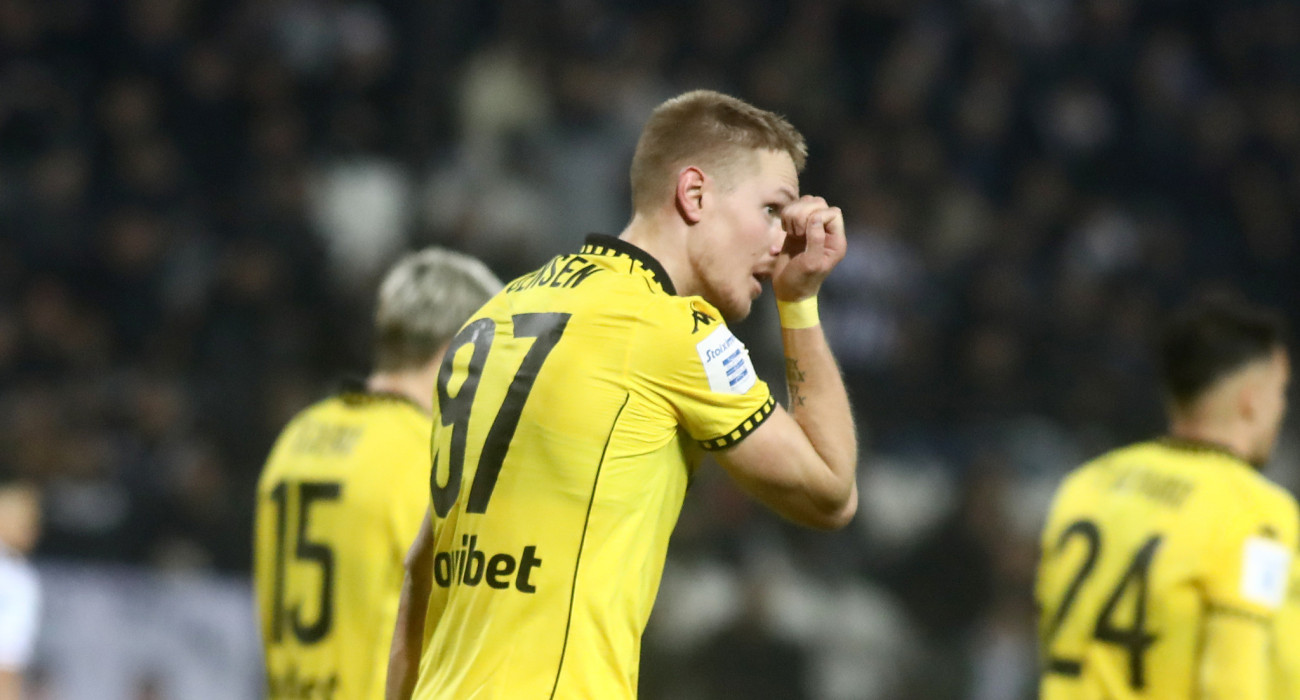 Ο Φρέντρικ Γένσεν στο ματς με τον ΠΑΟΚ/ Πηγή: Intime