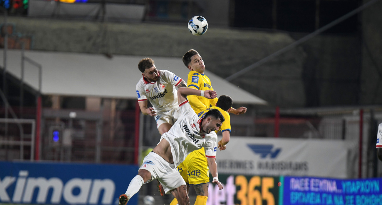 Φάση από την αναμέτρηση του Πανσερραϊκού με τον Παναιτωλικό / Πηγή: InTime