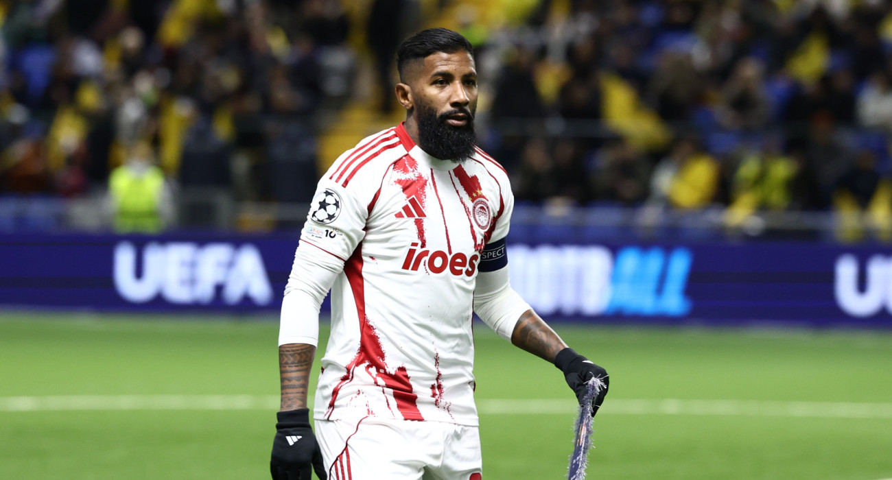 Ο Ροντινέι στην αναμέτρηση του Ολυμπιακού με την Καϊράτ / Πηγή: InTime