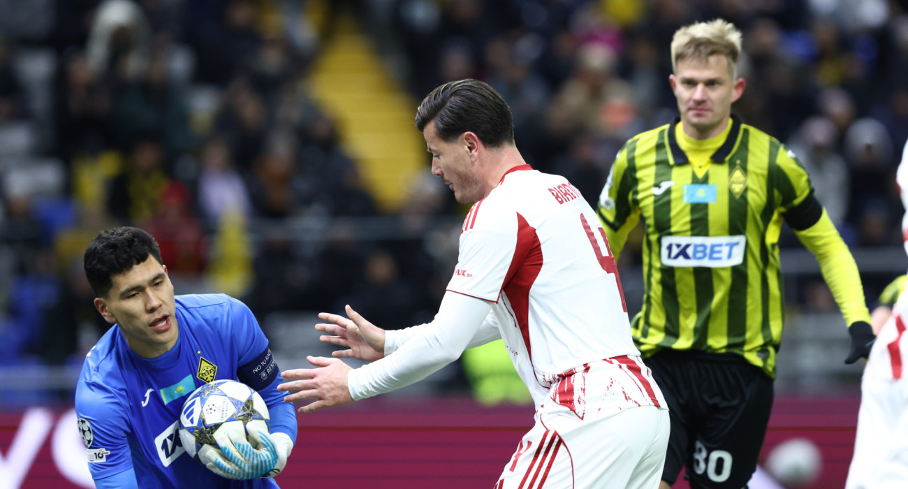 Ο Τεμιρλάν Αναρμπέκοφ κόντρα στον Ολυμπιακό / Πηγή: Intime