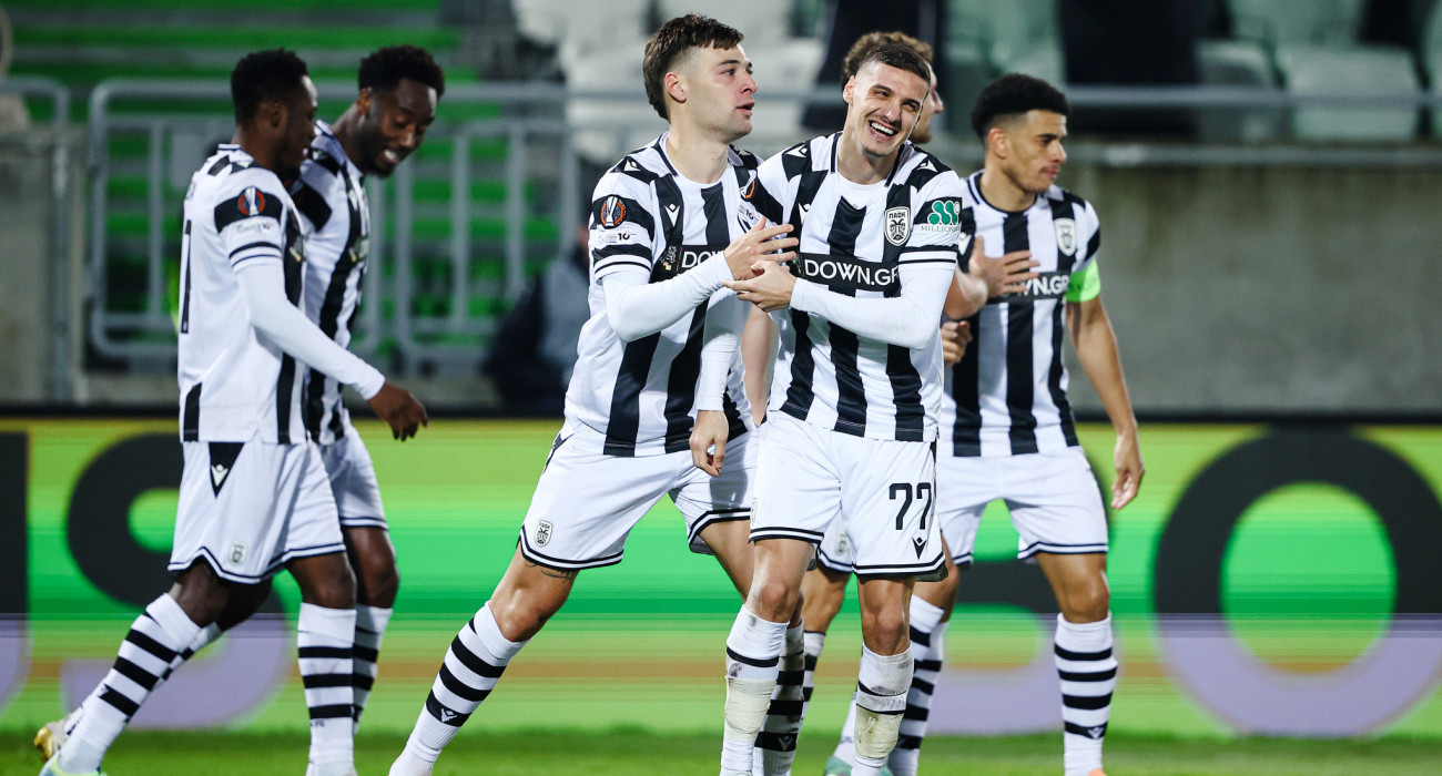 Οι παίκτες του ΠΑΟΚ πανηγυρίζουν / Πηγή: Intime