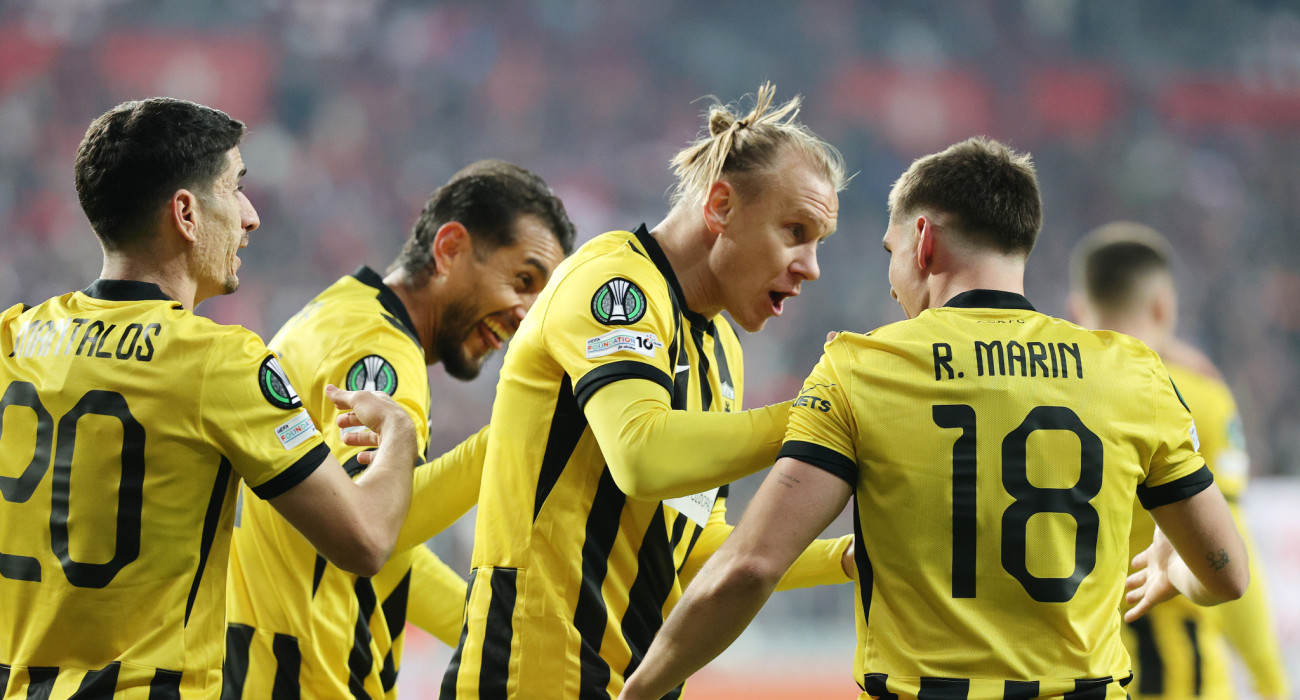 Οι ποδοσφαιριστές της ΑΕΚ /Πηγή: Intime