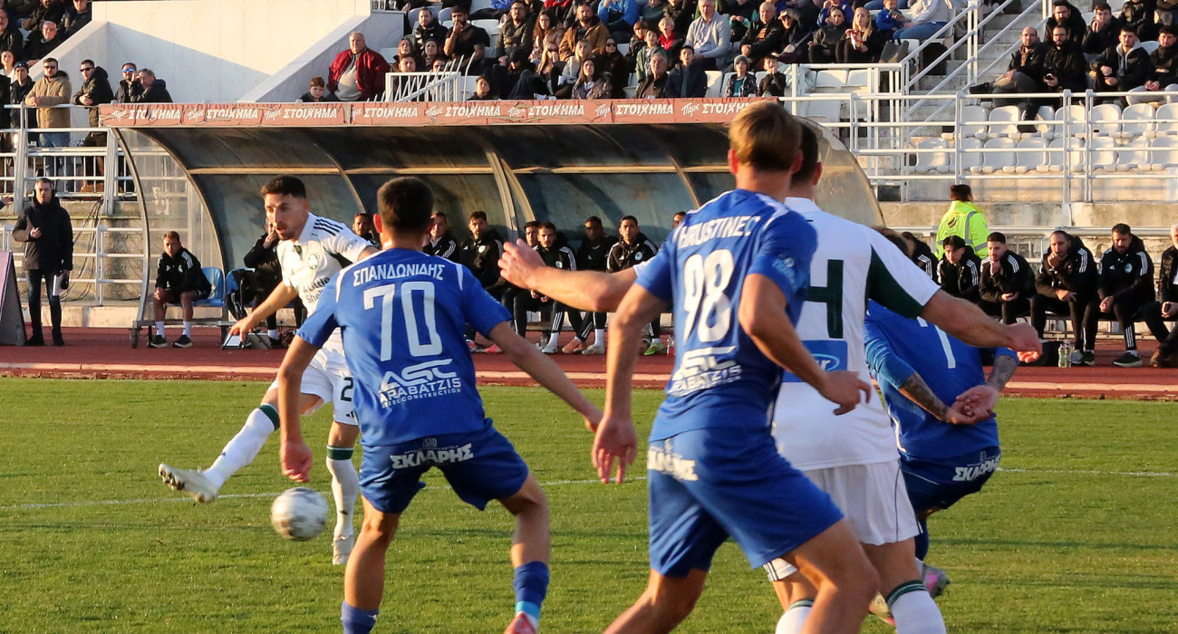 Ο Μλαντένοβιτς σκοράρει με τον Παναθηναϊκό κόντρα στην Καβάλα / Πηγή: Intime