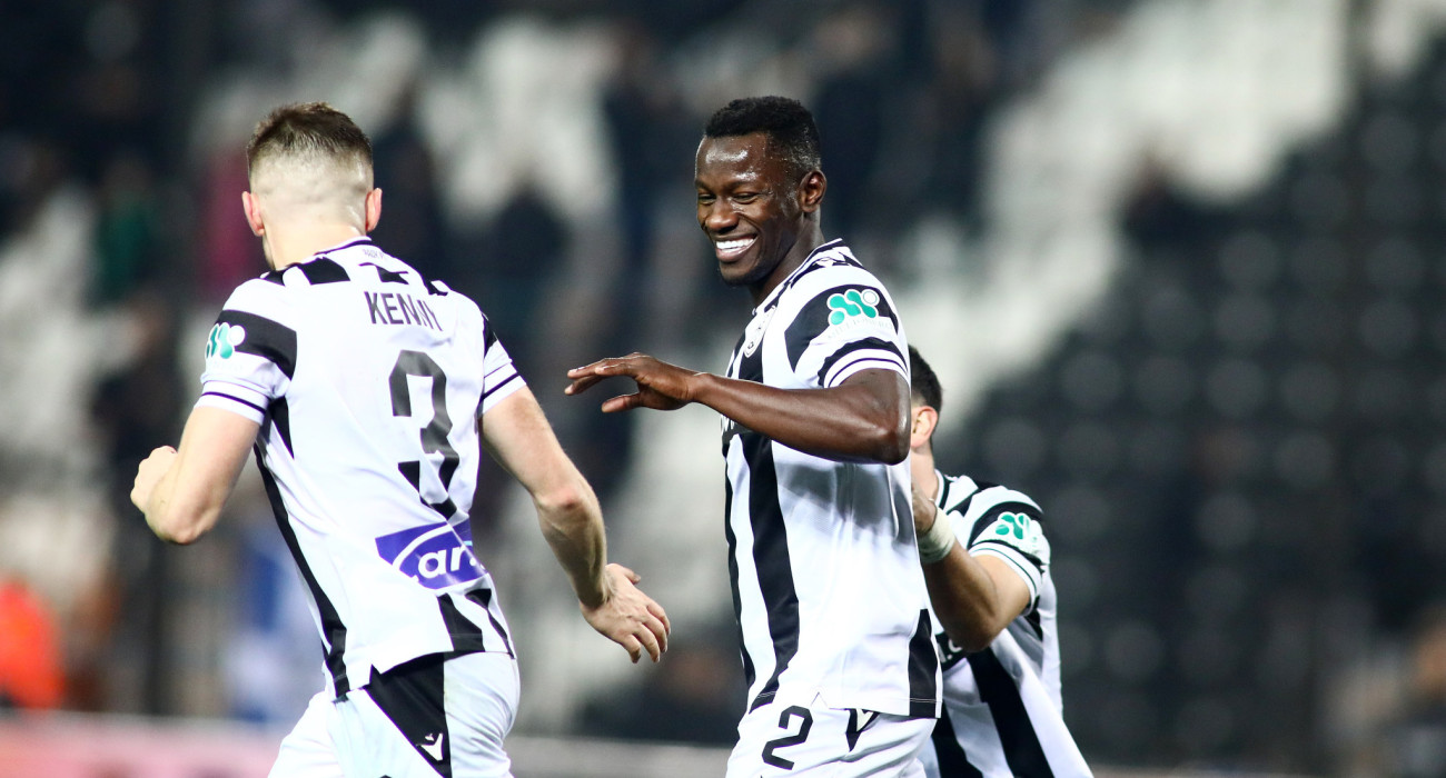 Ο Μαντί Καμαρά πανηγυρίζει το γκολ απέναντι στην Μαρκό / Πηγή: Intime