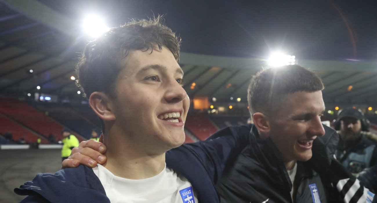 Ο Κωνσταντίνος Καρέτσας με τον Χρήστο Τζόλη / Πηγή: Eurokinissi