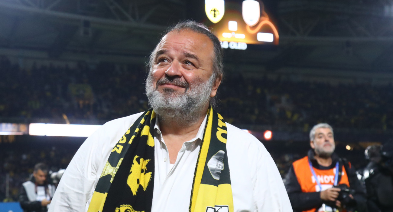 Ο ιδιοκτήτης της ΠΑΕ ΑΕΚ, Μάριος Ηλιόπουλος / Πηγή: Eurokinissi