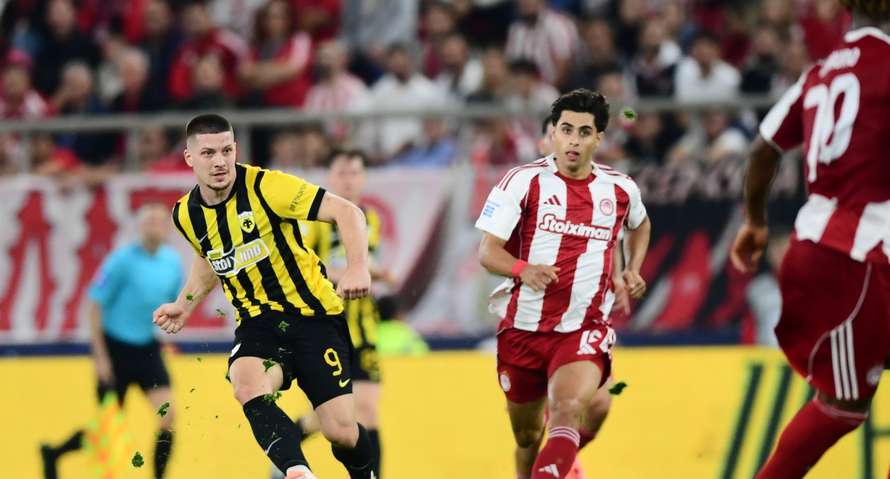 Στιγμιότυπο από το Ολυμπιακός - ΑΕΚ / Πηγή: Eurokinissi