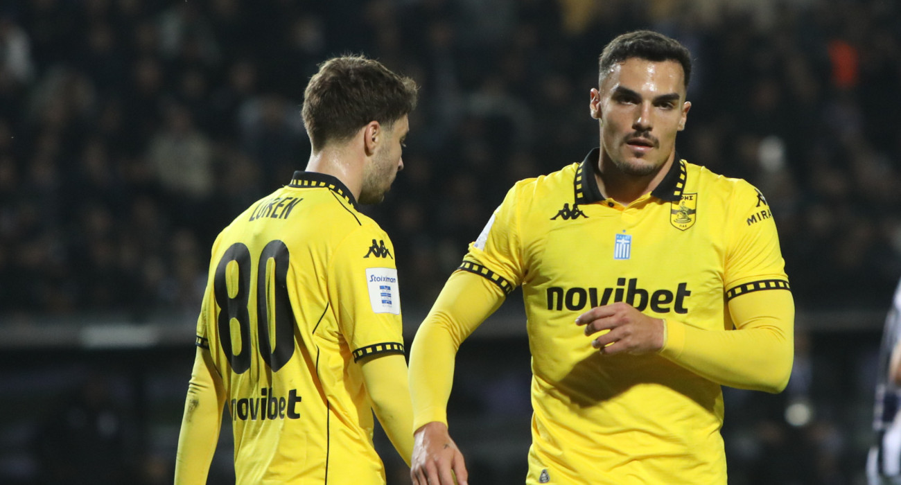 Άλβαρο και Μορόν στο ματς με τον ΠΑΟΚ/Πηγή: Eurokinissi