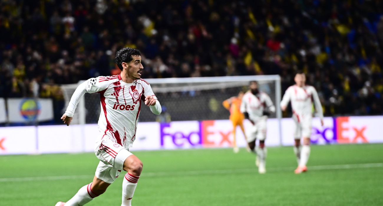 Ο Τσικίνιο στο Καϊράτ-Ολυμπιακός / Πηγή: Eurokinissi