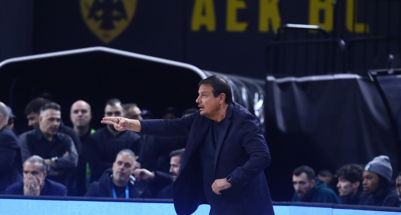 Ο Εργκίν Αταμάν στο παιχνίδι του Παναθηναϊκού με την ΑΕΚ, Πηγή: Eurokinissi