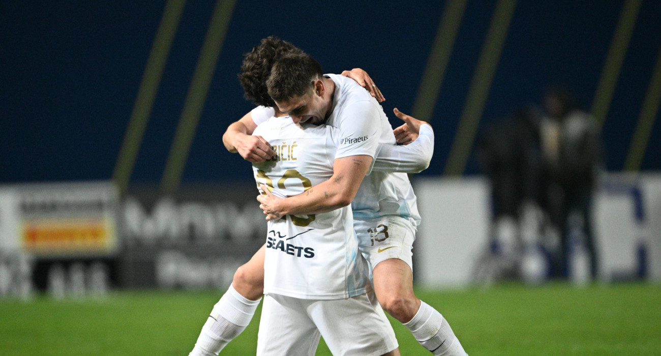 Ραζβάν Μαρίν και Ρόμπερτ Λιούμπιτσιτς πανηγυρίζουν / Πηγή: Eurokinissi