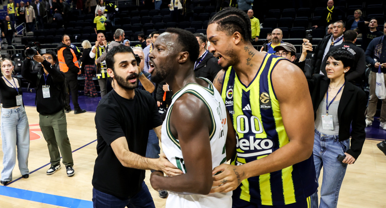 Η ένταση στο φινάλε του Φενέρμπαχτσε - Παναθηναϊκός, Πηγή: Eurokinissi