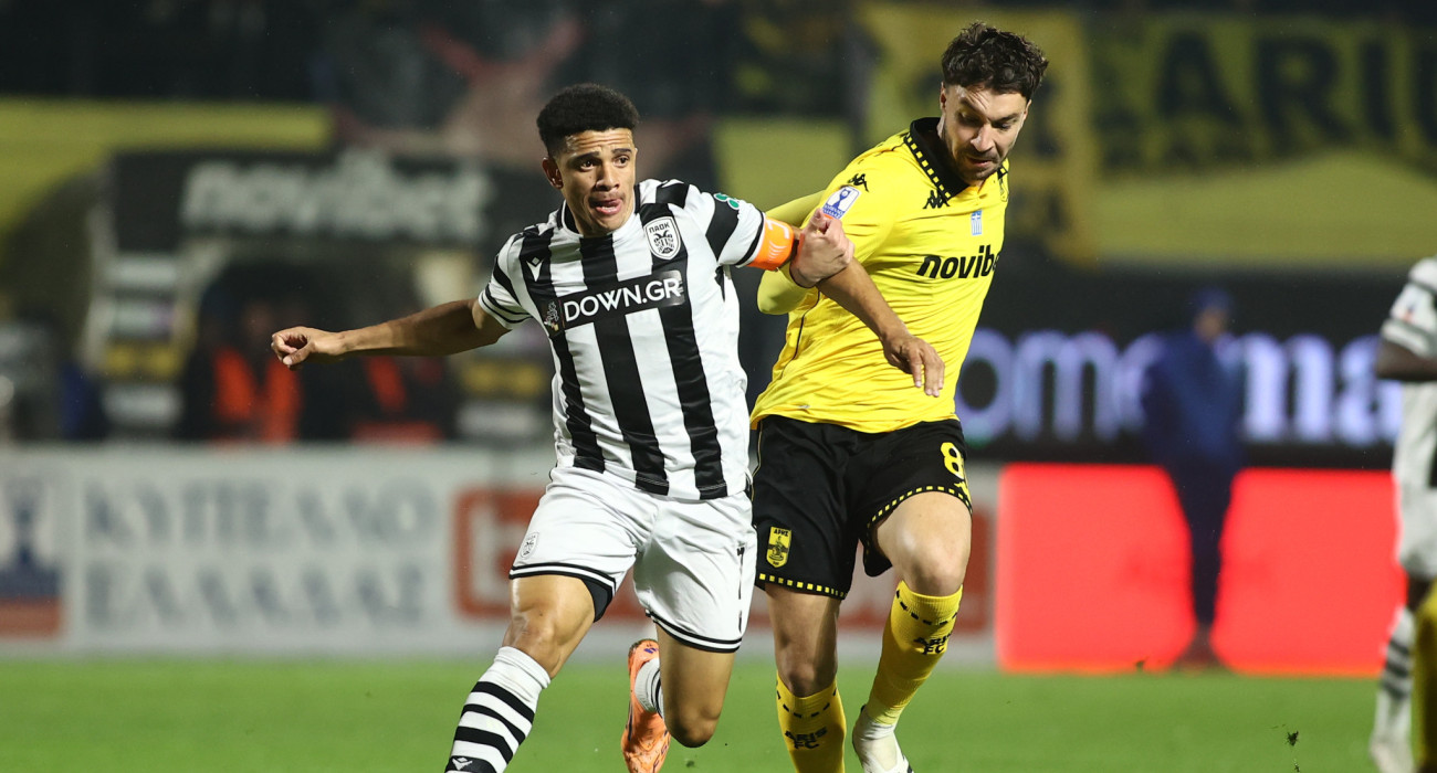 Στιγμιότυπο από το παιχνίδι Άρης - ΠΑΟΚ / Πηγή: eurokinissi