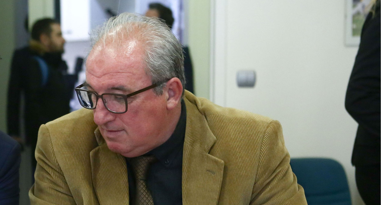 Ο πρόεδρος του ΑΟ Τρίκαλα, Στέλιος Μπέκας / Πηγή: intime