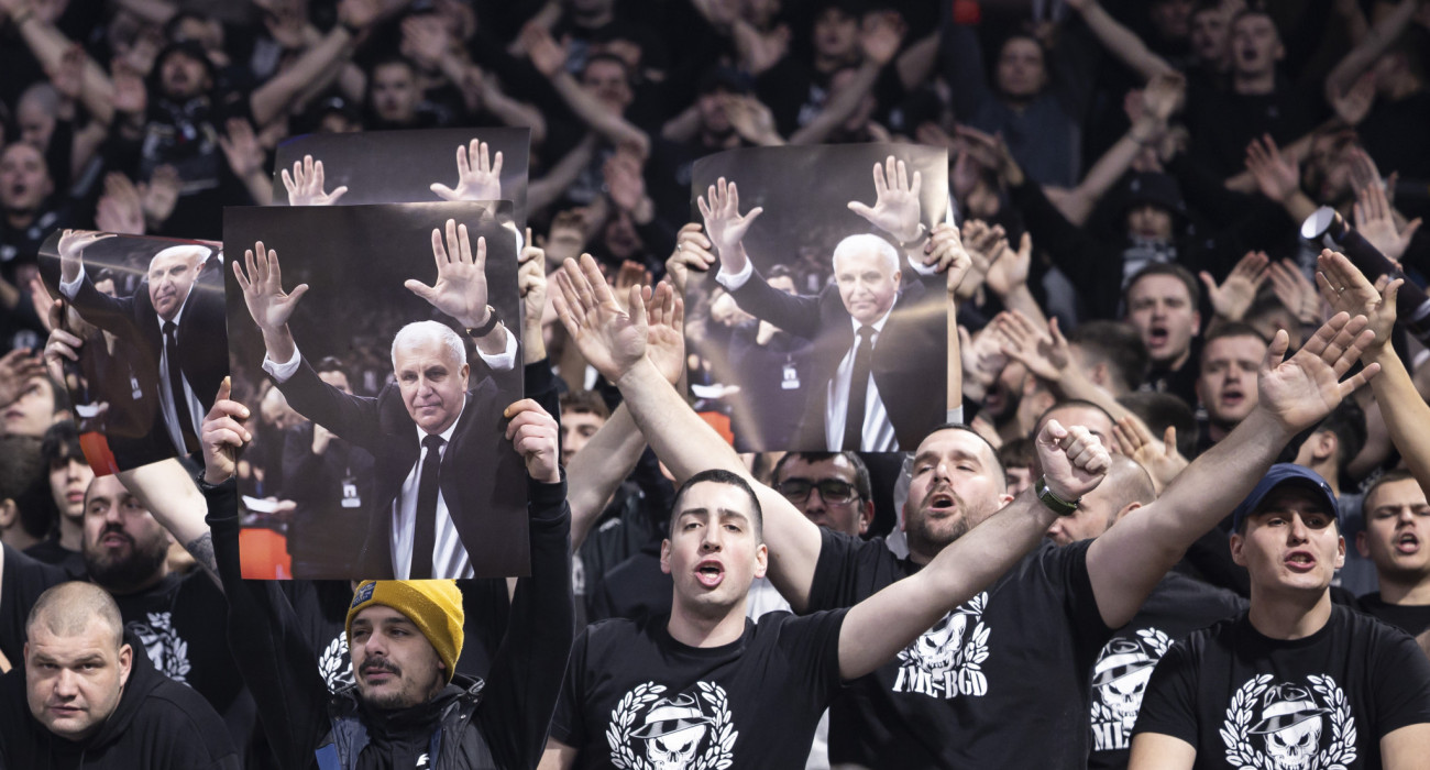Οι οπαδοί της Παρτίζαν δεν ξεχνούν τον Ζέλικο Ομπράντοβιτς / Πηγή: Srdjan Stevanovic / Euroleague Basketball via Getty Images