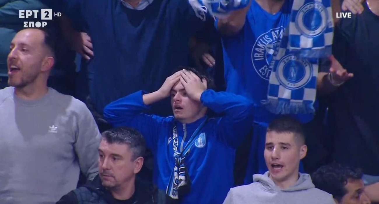 Η αντίδραση φίλου του Ηρακλή στο τρίποντο του Φόρμαν, Πηγή: Glomex