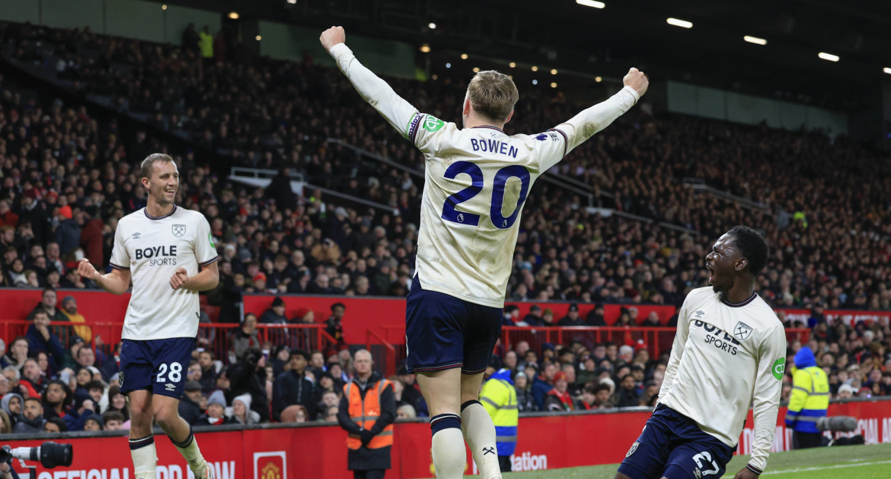 Οι παίκτες της Γουέστ Χαμ πανηγυρίζουν / Πηγή: Imago