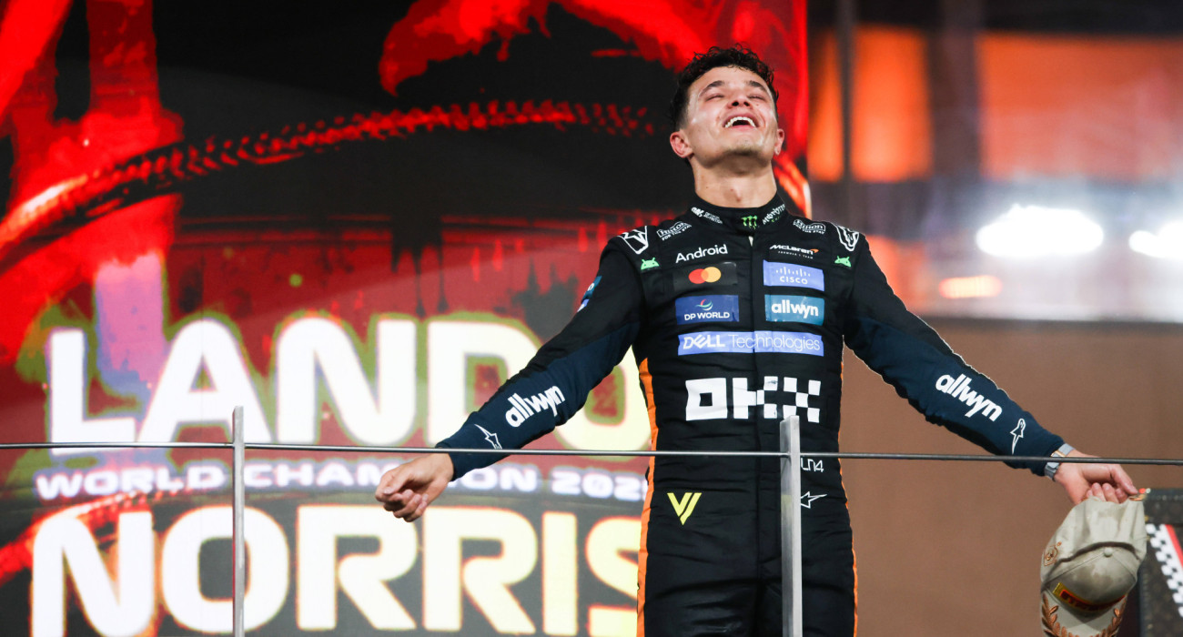 Ο Λάντο Νόρις ως πρωταθλητής/ Πηγή: IMAGO / NurPhoto
