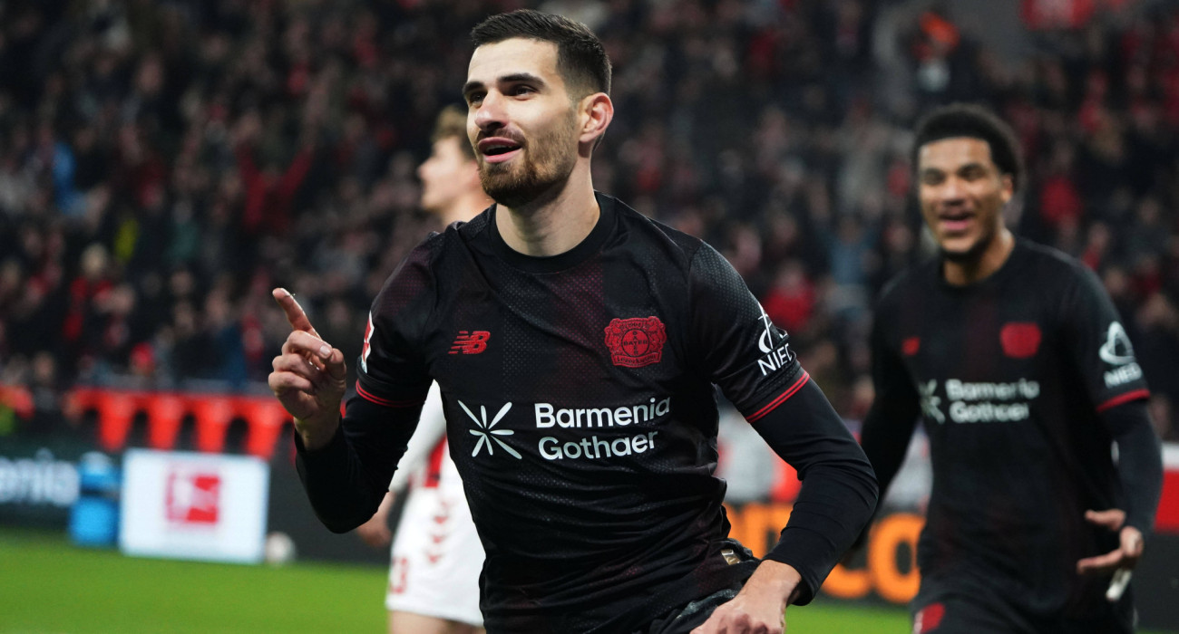 Ο Τεριέ της Μπάγερ Λεβερκούζεν πανηγυρίζει / Πηγή: Imago