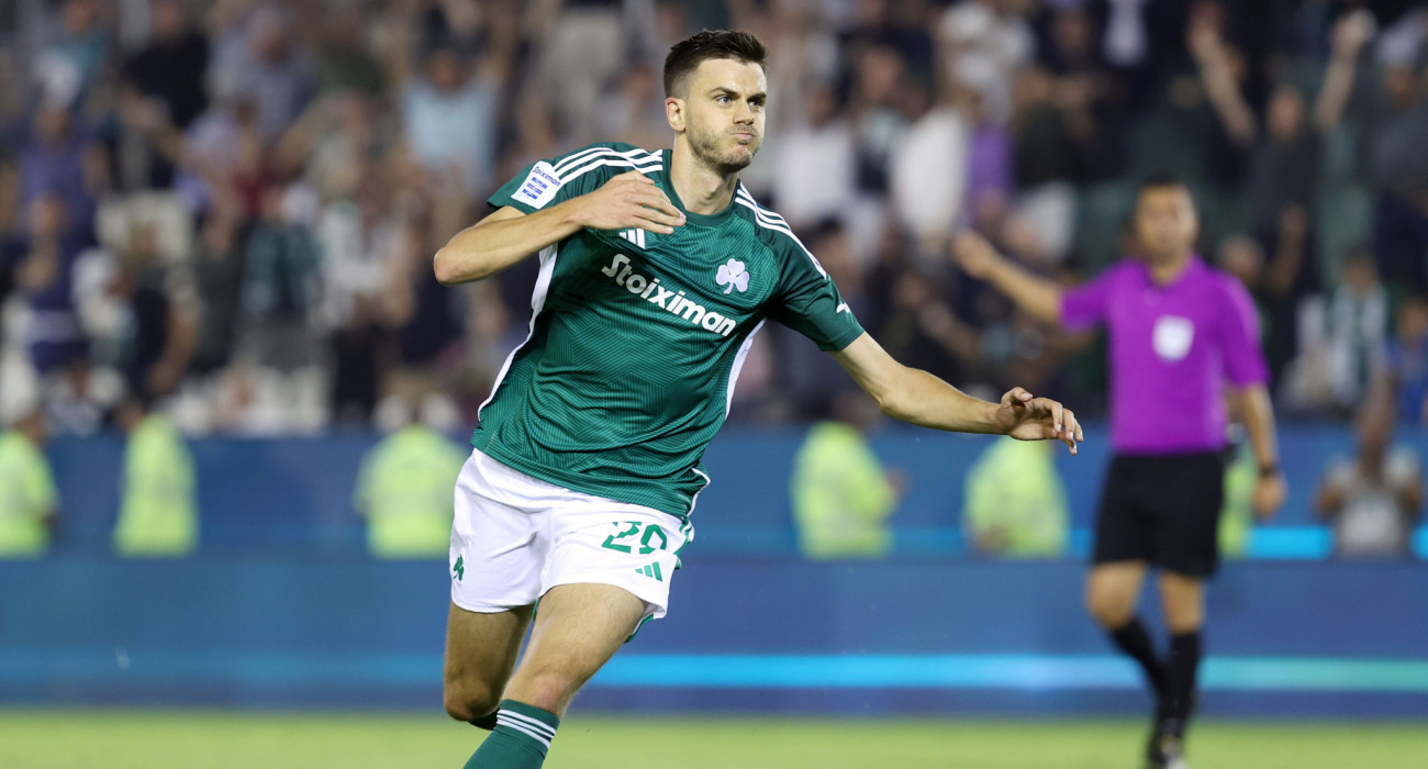 O Αλεξάντερ Γερεμέγεφ πανηγυρίζει το γκολ επί του ΠΑΟΚ / Πηγή: Intime