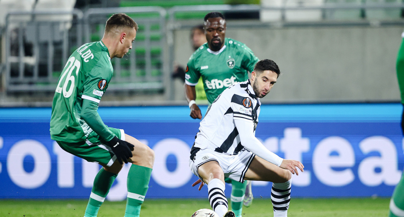 Στιγμιότυπο από τον αγώνα Λουντογκόρετς - ΠΑΟΚ / Πηγή: intime