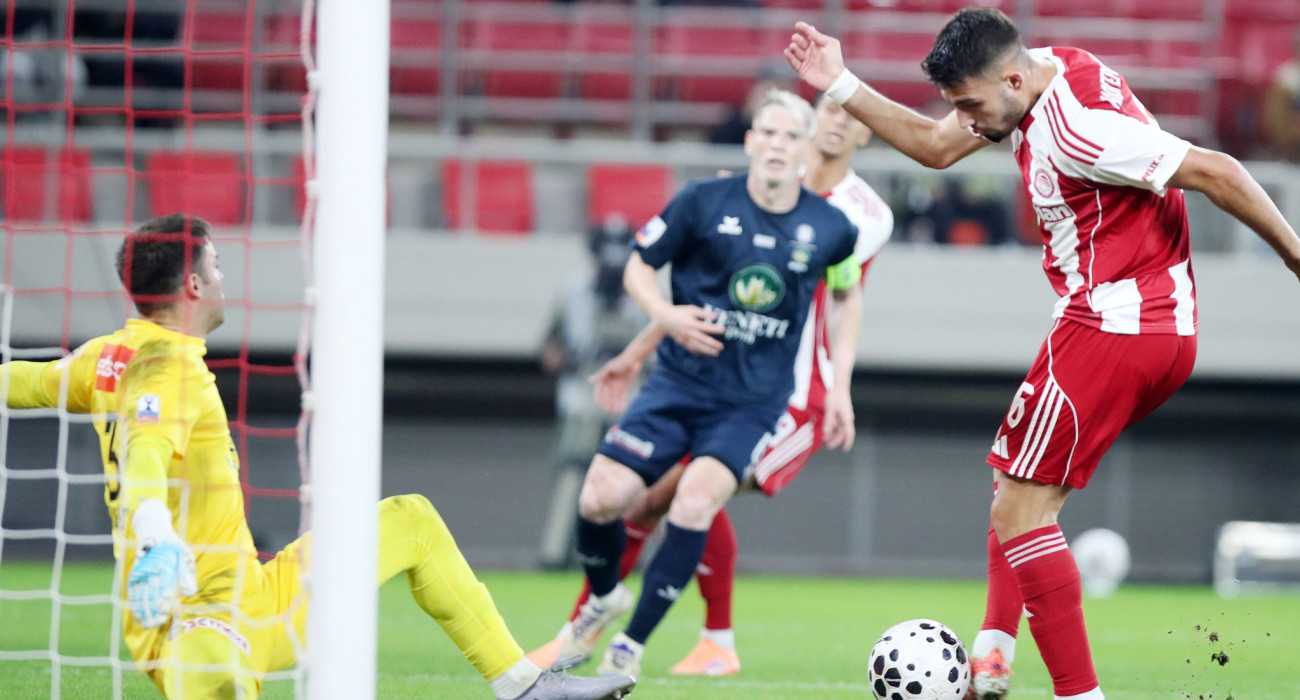 Στιγμιότυπο από το παιχνίδι Κυπέλλου Ολυμπιακός - Ηρακλής / Πηγή: intime