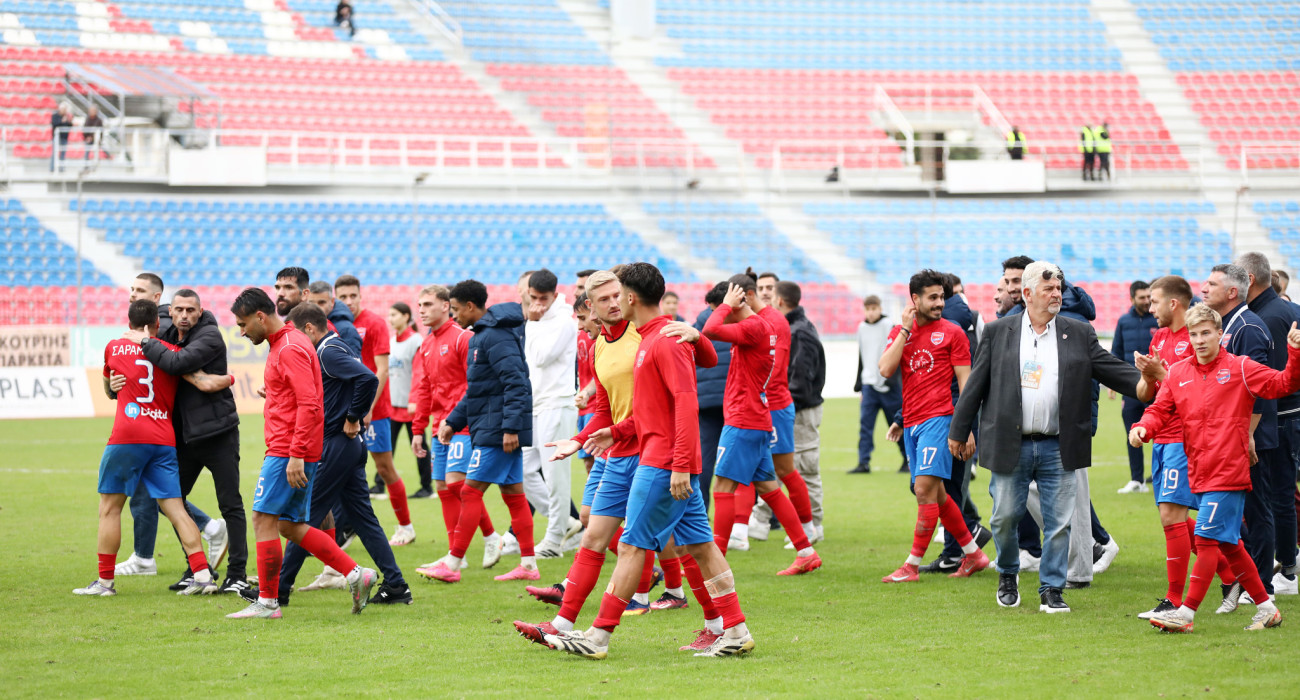 Οι ποδοσφαιριστές του Πανιωνίου πανηγυρίζουν / Πηγή: intime