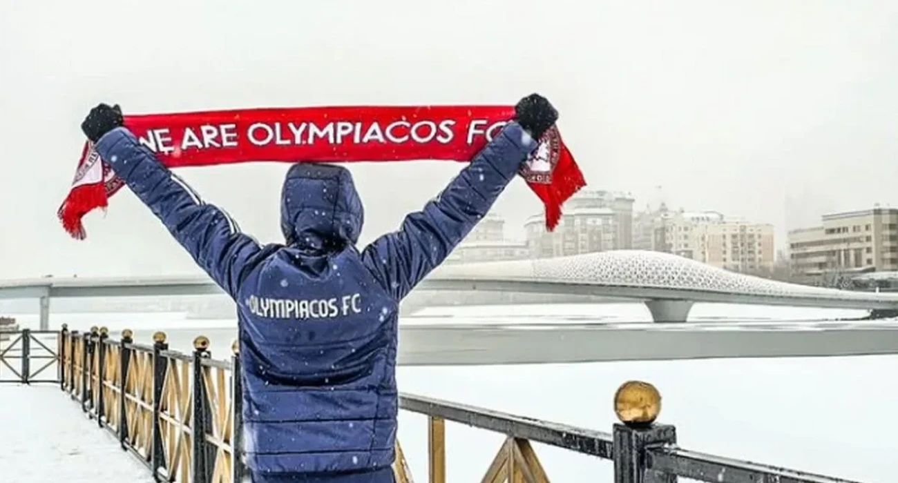 Στην παγωμένη Αστάνα ο Ολυμπιακός / Olympiacosfc