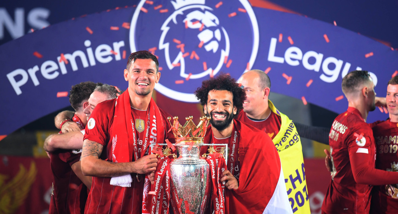 Ο Ντέγιαν Λόβρεν με τον Μοχάμεντ Σαλάχ στη Λίβερπουλ / Πηγή: Imago