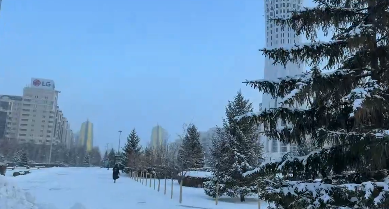 Ο καιρός στην Αστάνα πριν το Καϊράτ - Ολυμπιακός / Screenshot