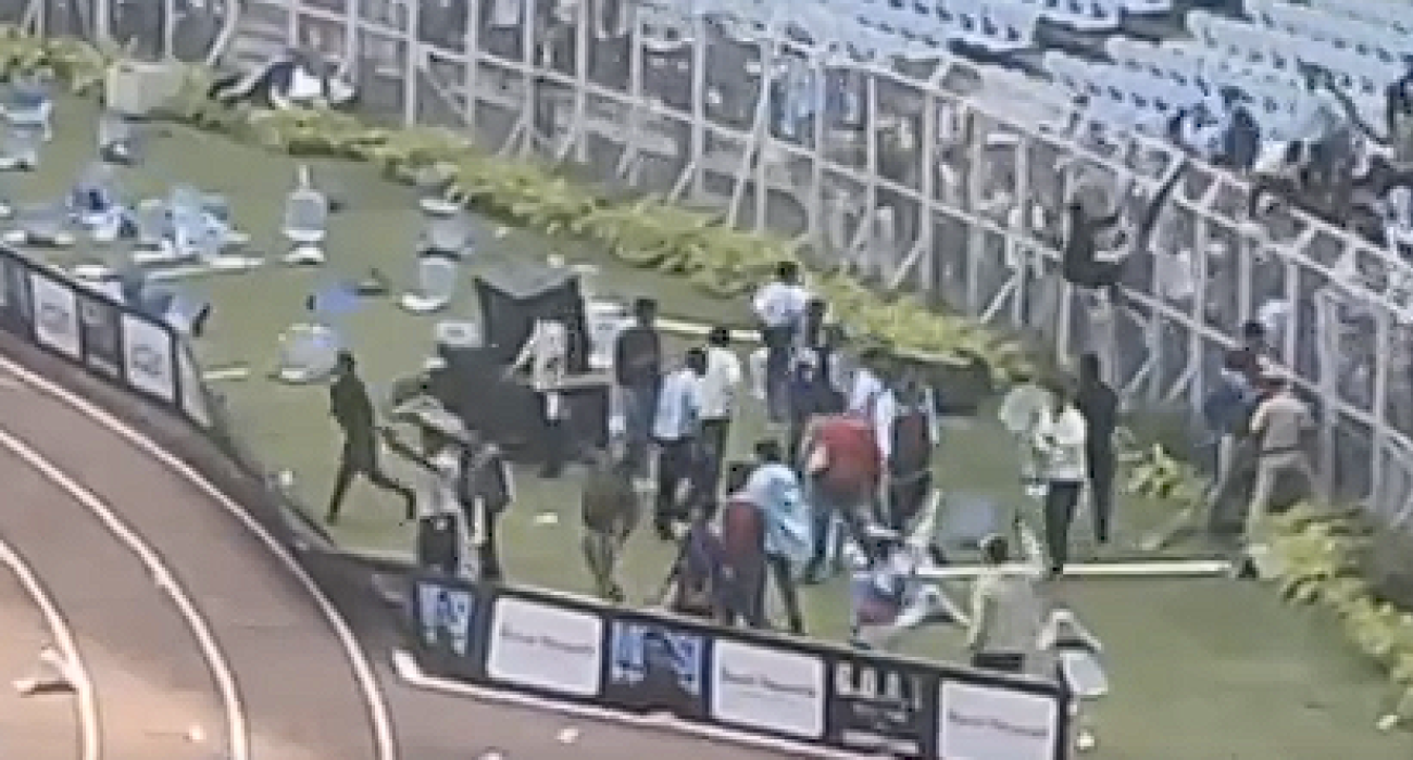 Οι στιγμές χάους κατά την διάρκεια της επίσκεψης του Μέσι στην Ινδία / Screenshot