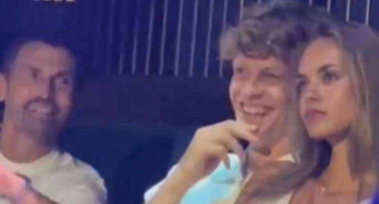 Ο Γιανίκ Σίνερ μαζί με τη σύντροφο του, Λάιλα Χασάνοβιτς / Screenshot