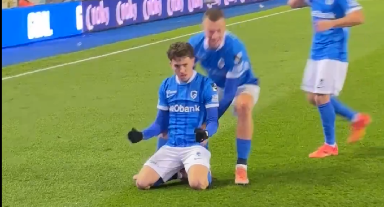 Ο Κωνσταντίνος Καρέτσας πανηγυρίζει / Screenshot