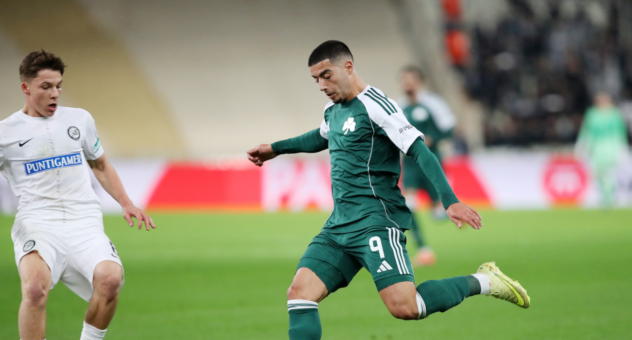 Ο Ανάς Ζαρουρί στο Παναθηναϊκός-Στουρμ Γκρατς / Πηγή: Intime