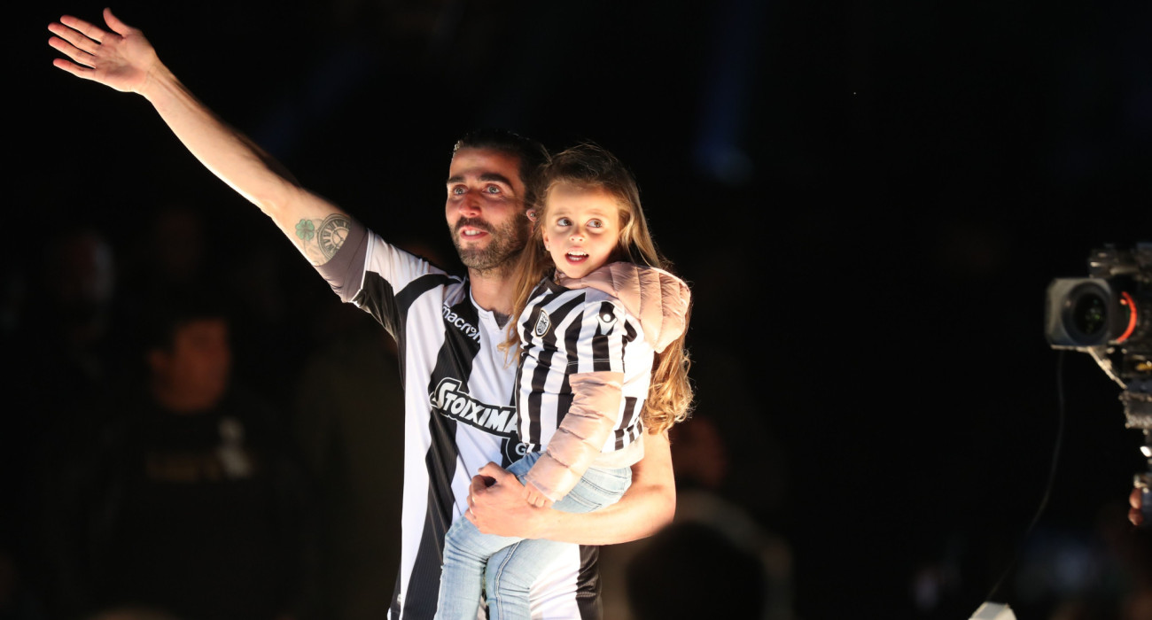 Ο Κρέσπο με τη φανέλα του ΠΑΟΚ/ Πηγή: Eurokinissi