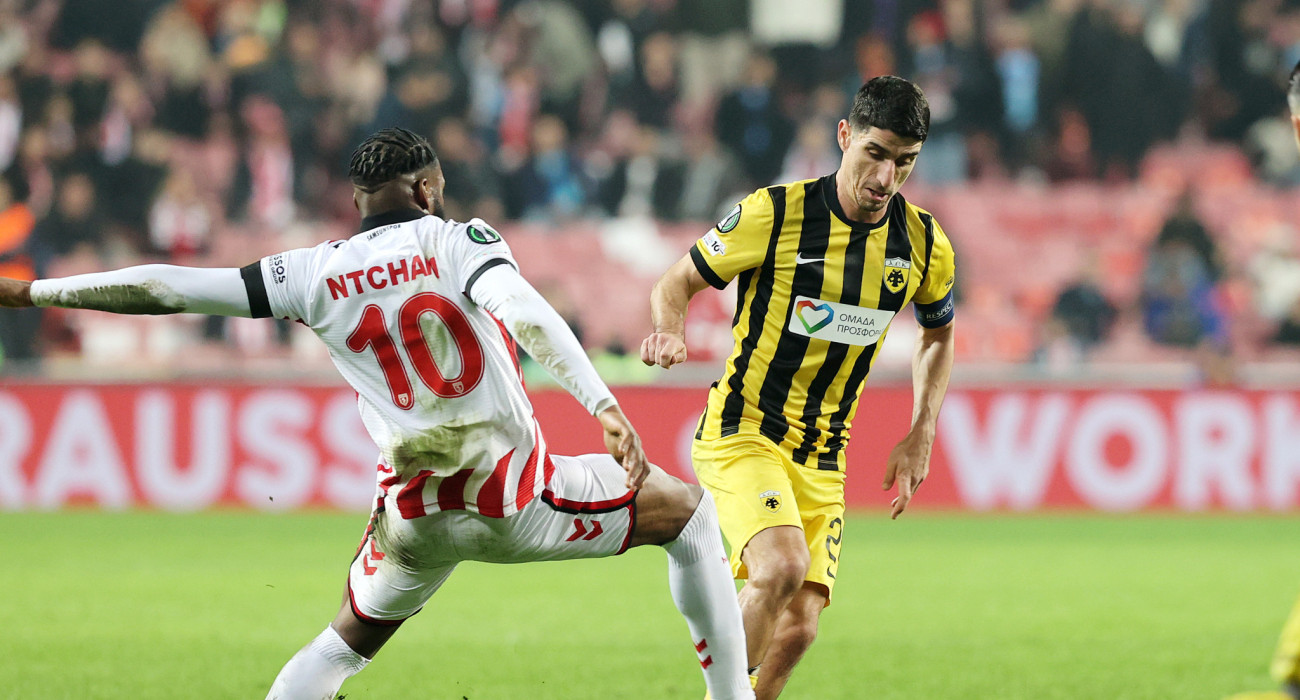 Εντσάμ και Μάνταλος στο Σαμσουνσπόρ-ΑΕΚ / Πηγή: Intime