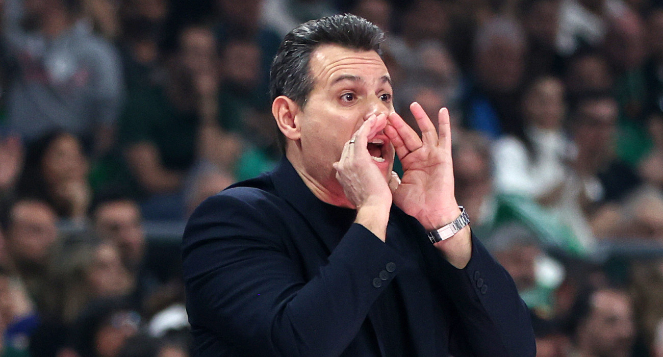 Ο Δημήτρης Ιτούδης στο κλειστό των Ολυμπιακών Εγκαταστάσεων, Πηγή: Intime