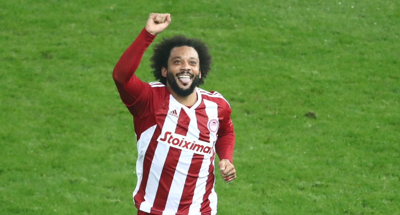 Ο Μαρσέλο σε αγώνα του Ολυμπιακού / Πηγή: Eurokinissi