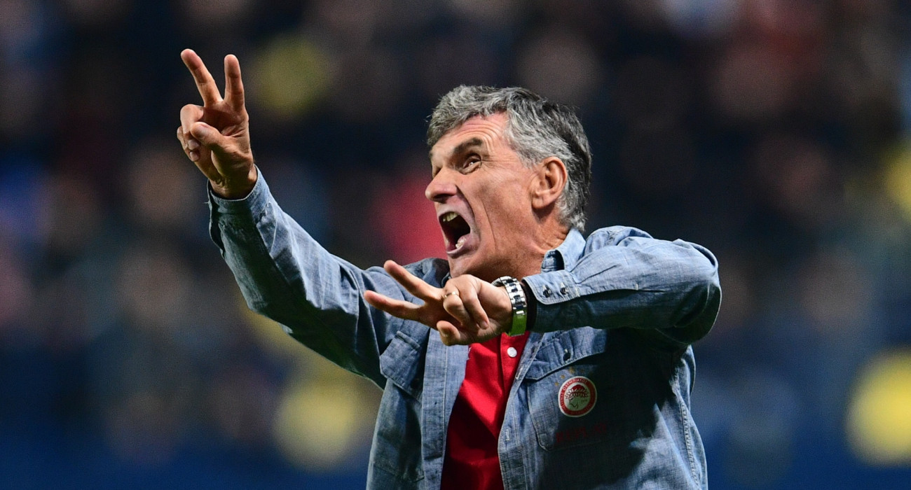 Ο Χοσέ Λουίς Μεντιλίμπαρ σε μία από τις (όχι και τόσο συχνές) εξάρσεις του / Πηγή: Eurokinissi