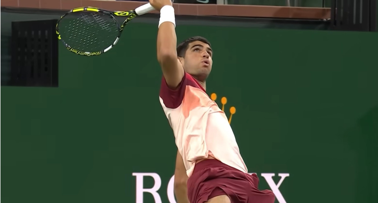 Στιγμή από αγώνα του Κάρλος Αλκαράθ / Screenshot