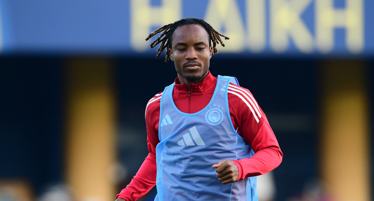 Ο Μπρούνο με τον Ολυμπιακό / Πηγή: Eurokinissi