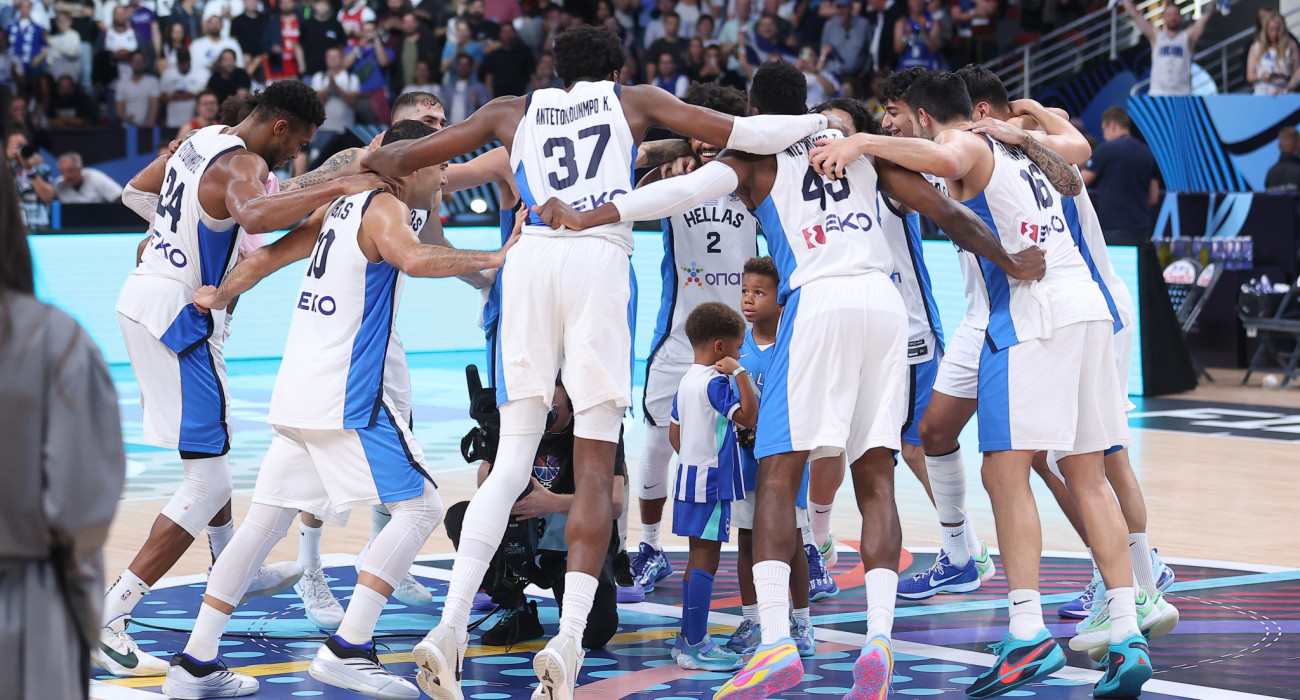 H Επίσημη Αγαπημένη στο βάθρο της Ρίγας / Πηγή: Eurokinissi