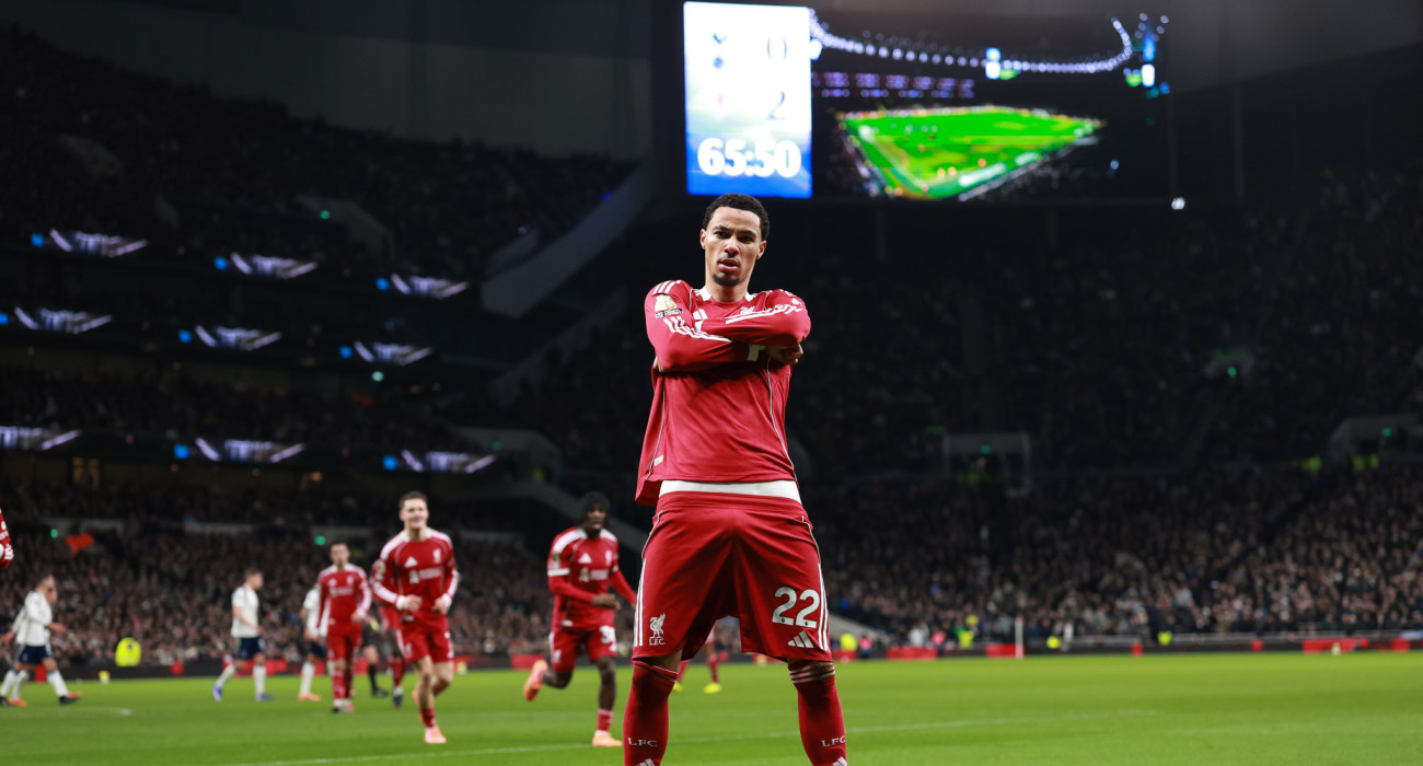 Ο Ούγκο Εκιτίκε πανηγυρίζει στο Τότεναμ-Λίβερπουλ / Marc Atkins/Getty Images