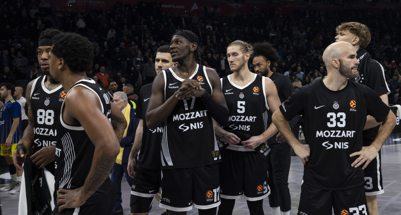 Οι παίκτες της Παρτίζαν/Photo by Srdjan Stevanovic/Euroleague Basketball via Getty Images