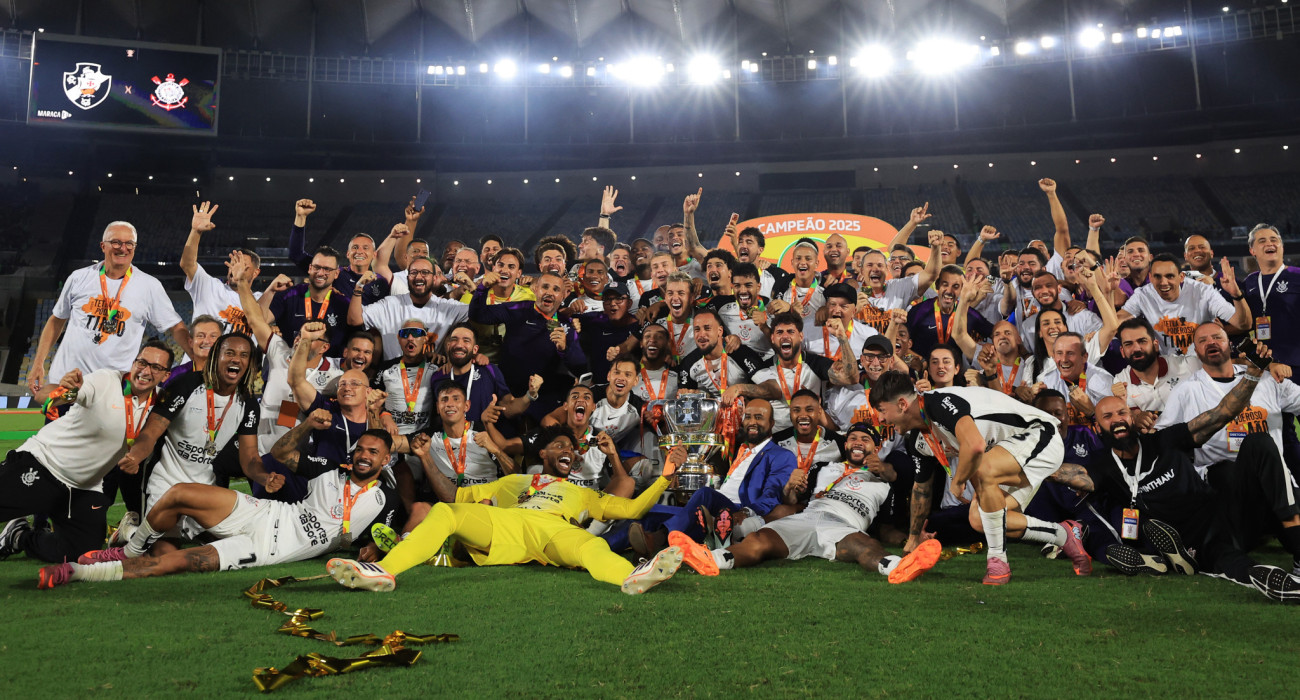 Η Κορίνθιανς πανηγυρίζει την κατάκτηση του Κυπέλλου Βραζιλίας / Πηγή: by Buda Mendes/Getty Images