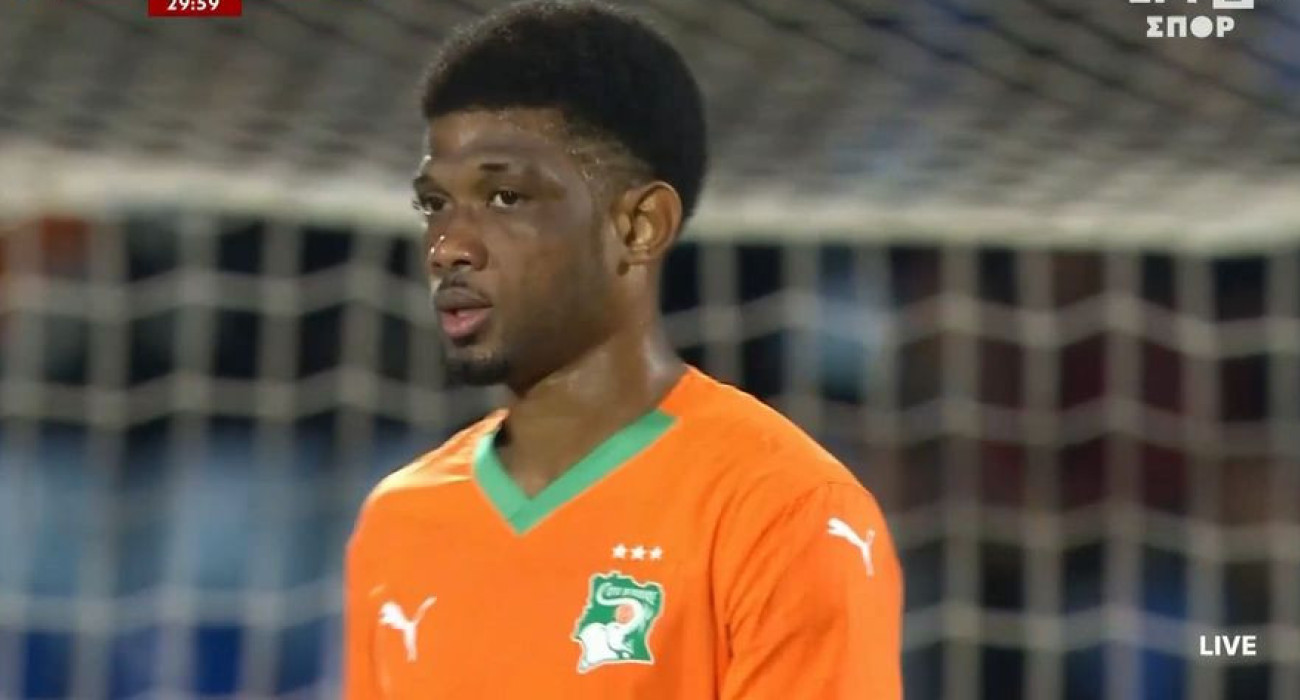 Ο Αμάντ Ντιαλό με τη φανέλα της Ακτής Ελεφαντοστού / Screenshot