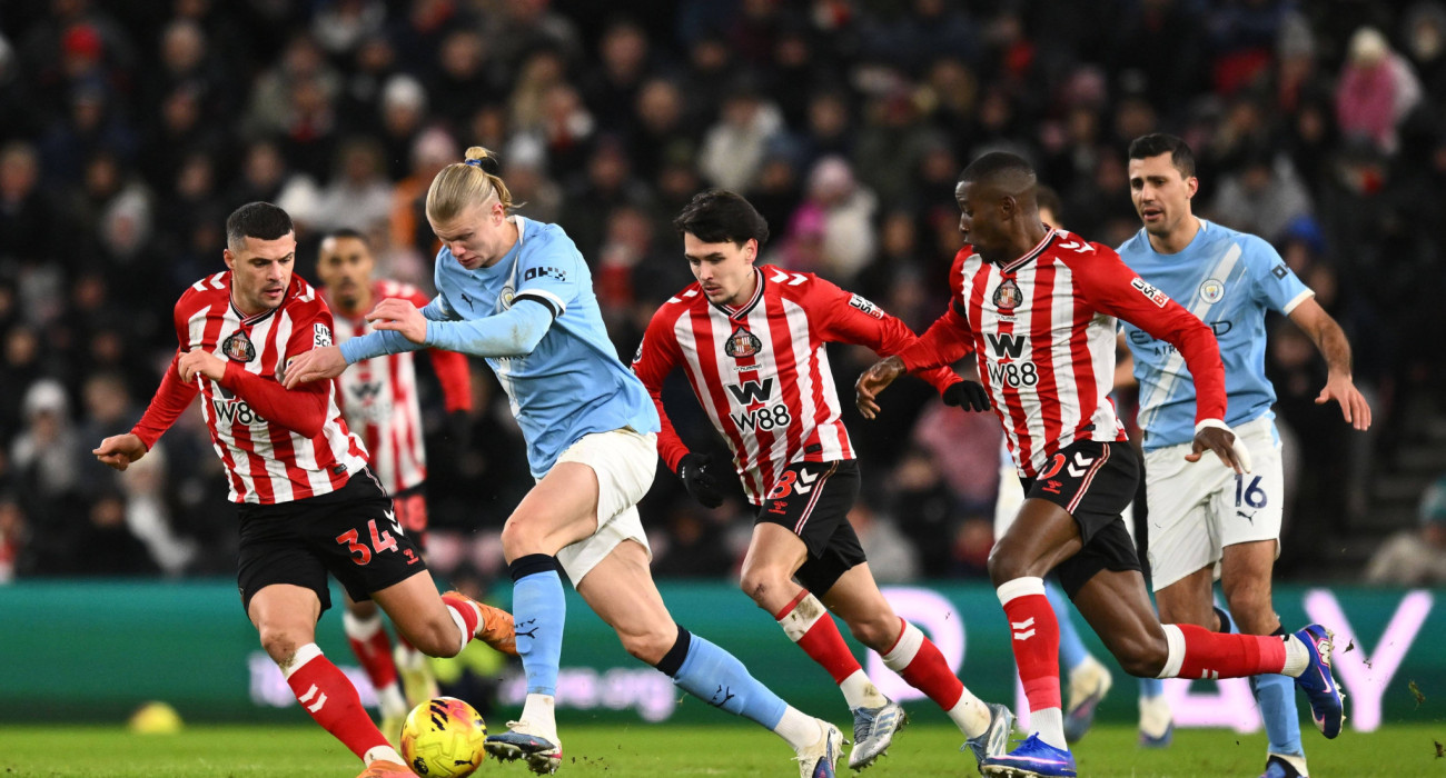 Στιγμιότυπο από την αναμέτρηση Σάντερλαντ - Μάντσεστερ Σίτι / Πηγή: Imago