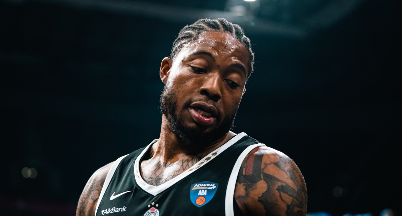 Ο Ταϊρίκ Τζόουνς με τη φανέλα της Παρτίζαν, Πηγή: ABA League