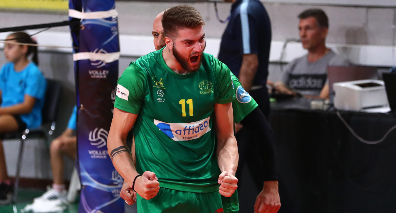 Ο Άγγελος Μάρκου σε αγώνα της Καλαμάτας 80 Affidea / Πηγή: Intime