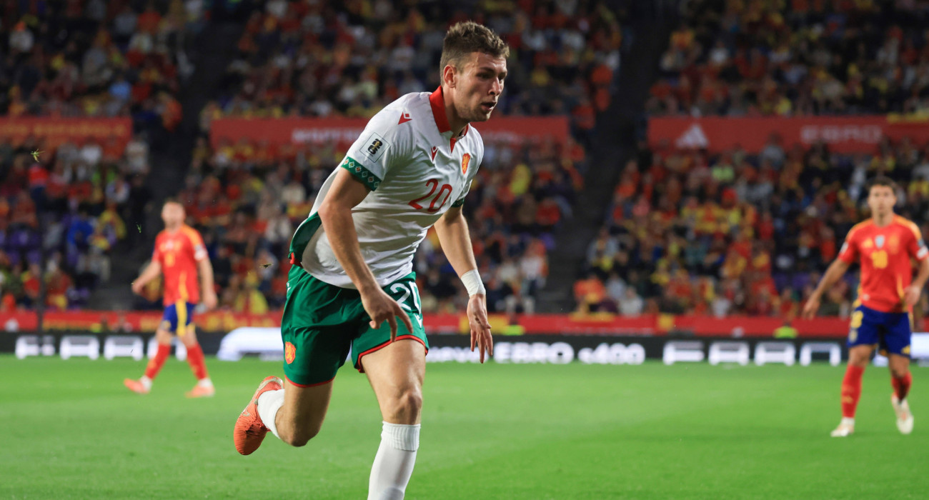 Ο Μαρτίν Γκεοργίεφ με την φανέλα της Εθνικής Βουλγαρίας / Πηγή: Imago